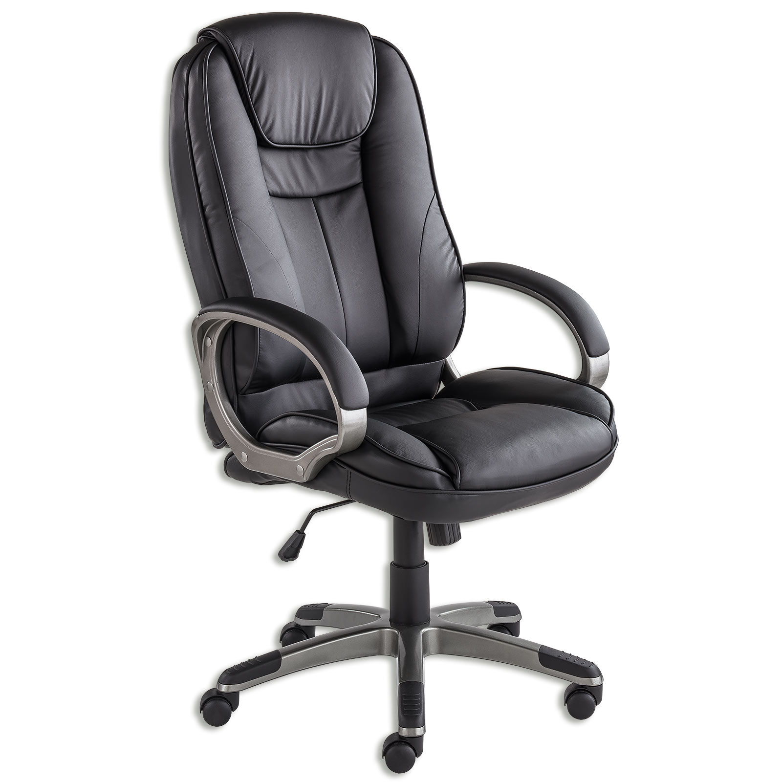 Chefsessel - schwarz - Kunstleder
