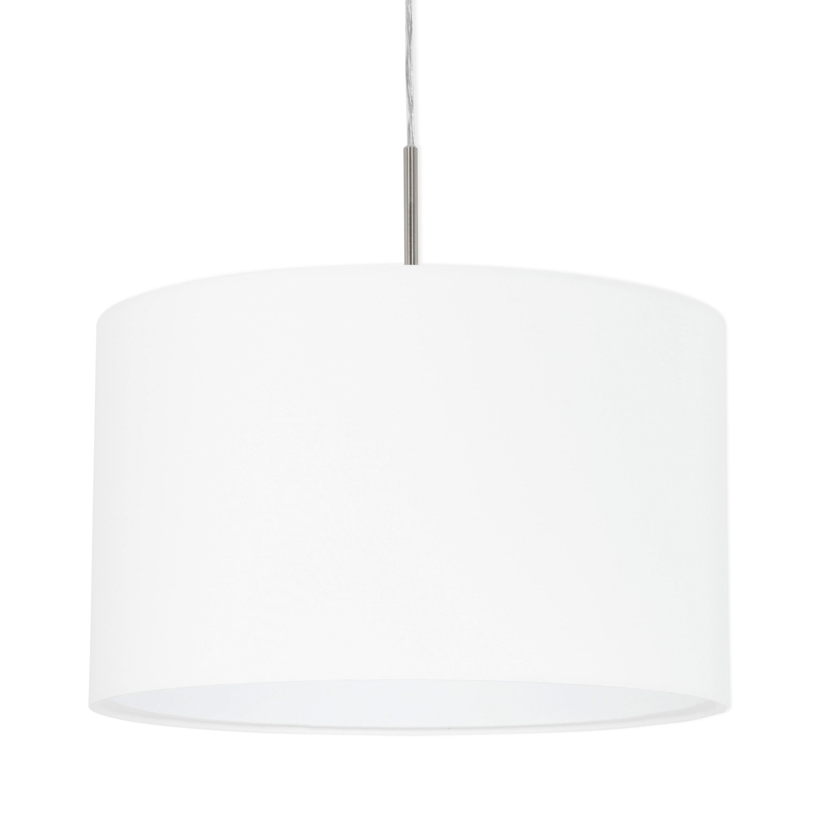 LAMPURA Pendelleuchte - weiß - Stoff - 23 cm