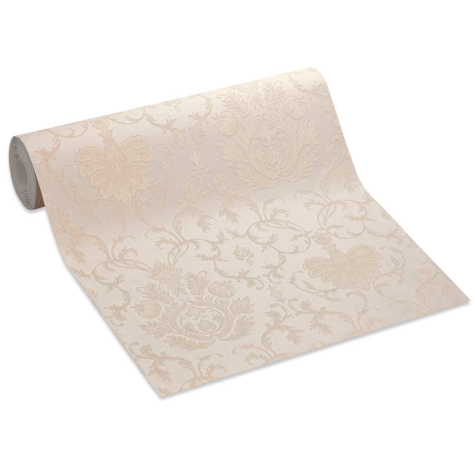 A.S. Creation Vinyltapete - beige - Barockmuster - 10 Meter