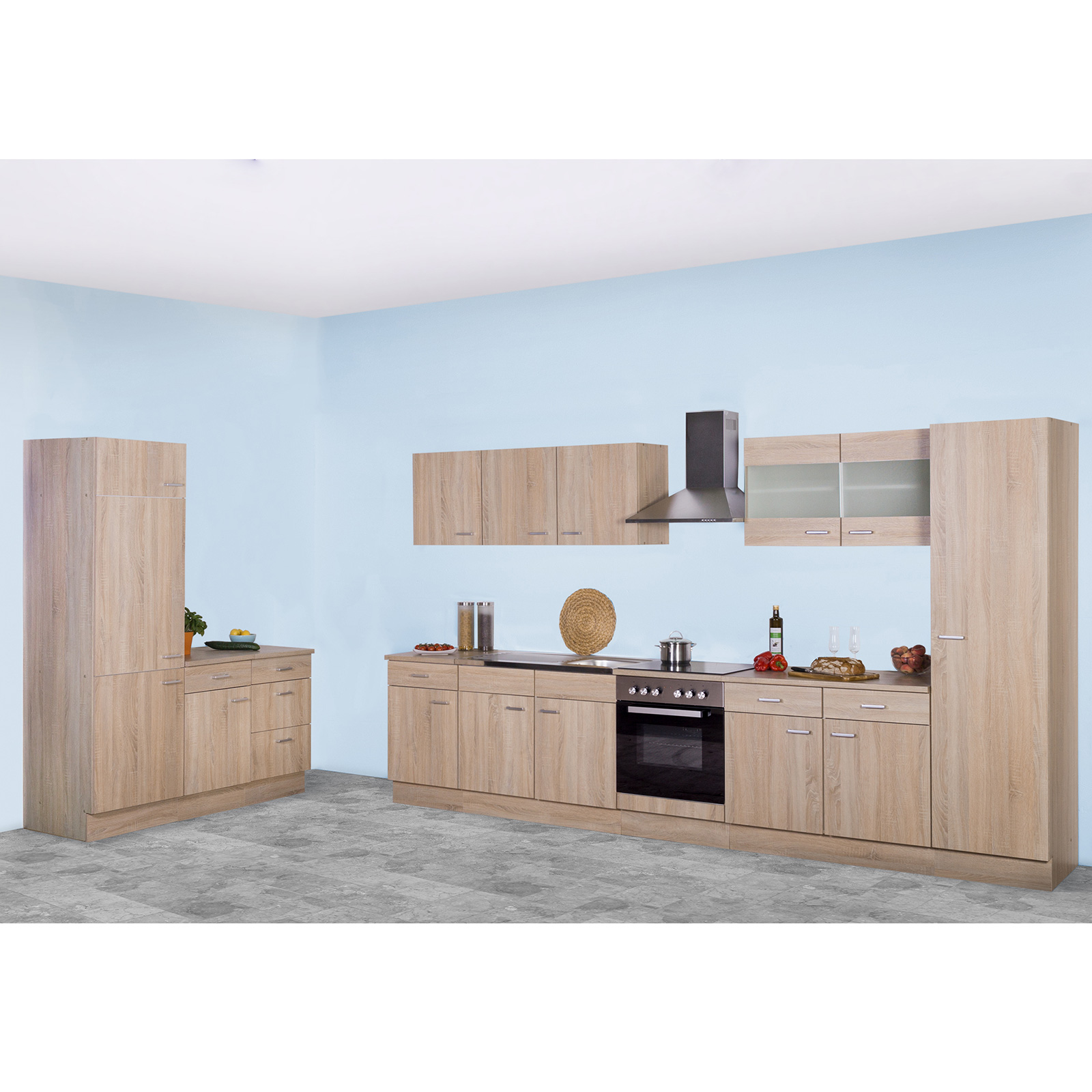Spülenunterschrank - Sonoma Eiche - 100x50 cm