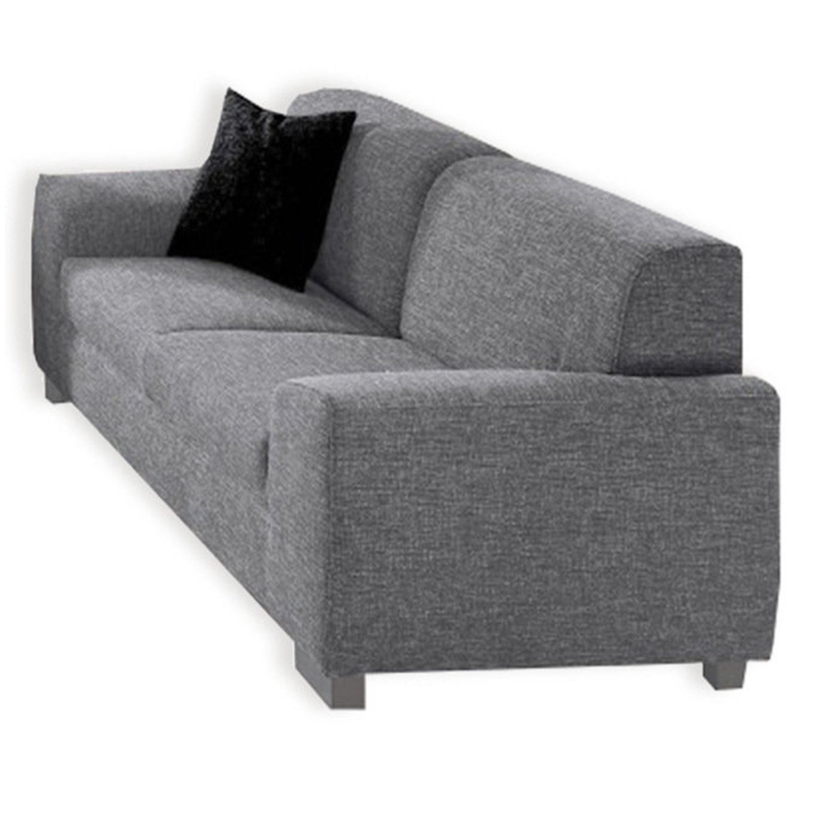 3-Sitzer Sofa - silber - mit Federkern | Einzelsofas - 2er ...