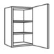 Hängeschrank - anthrazit-Sonoma Eiche - 50 cm breit