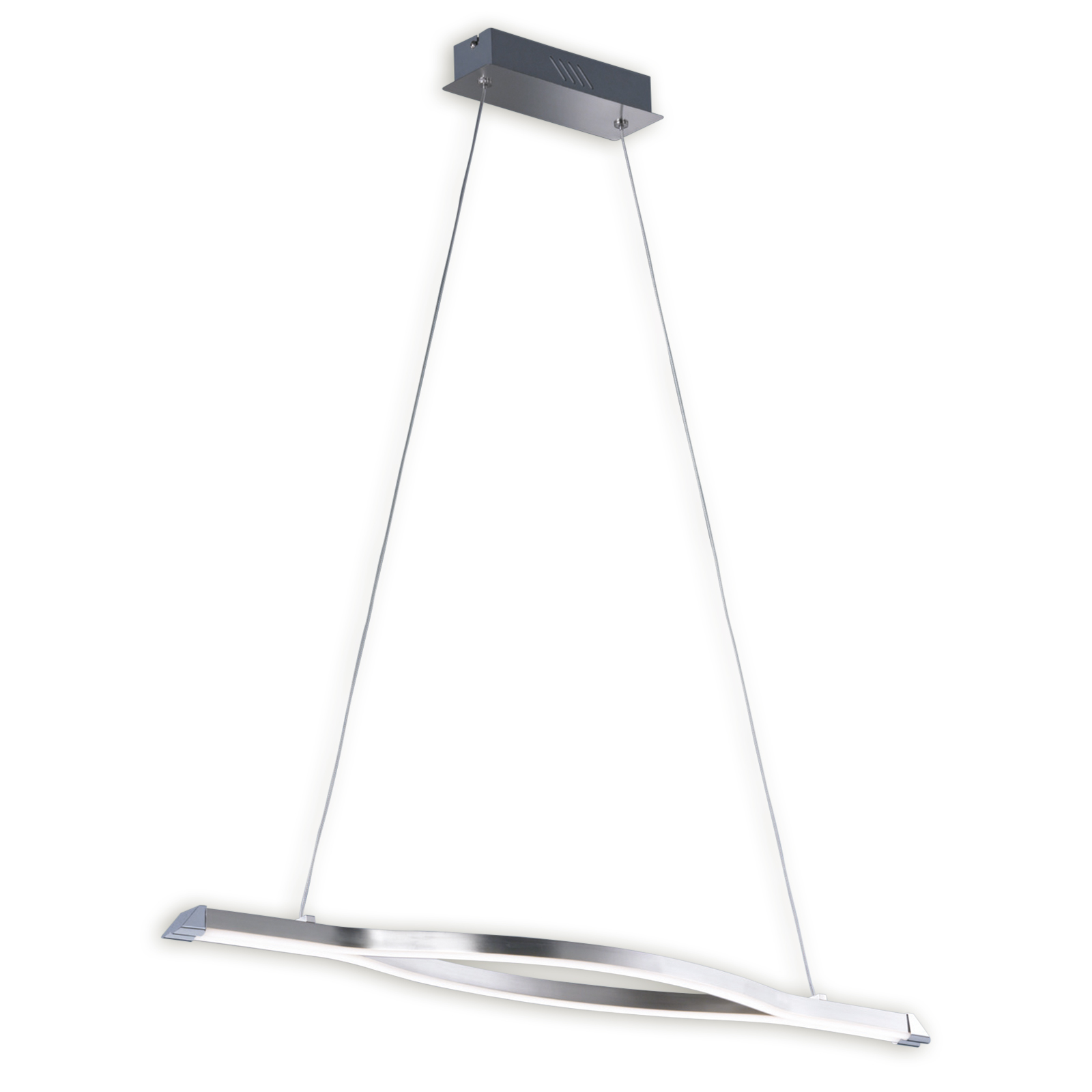 LED-Pendelleuchte - Nickel matt - Switch-Dimmer