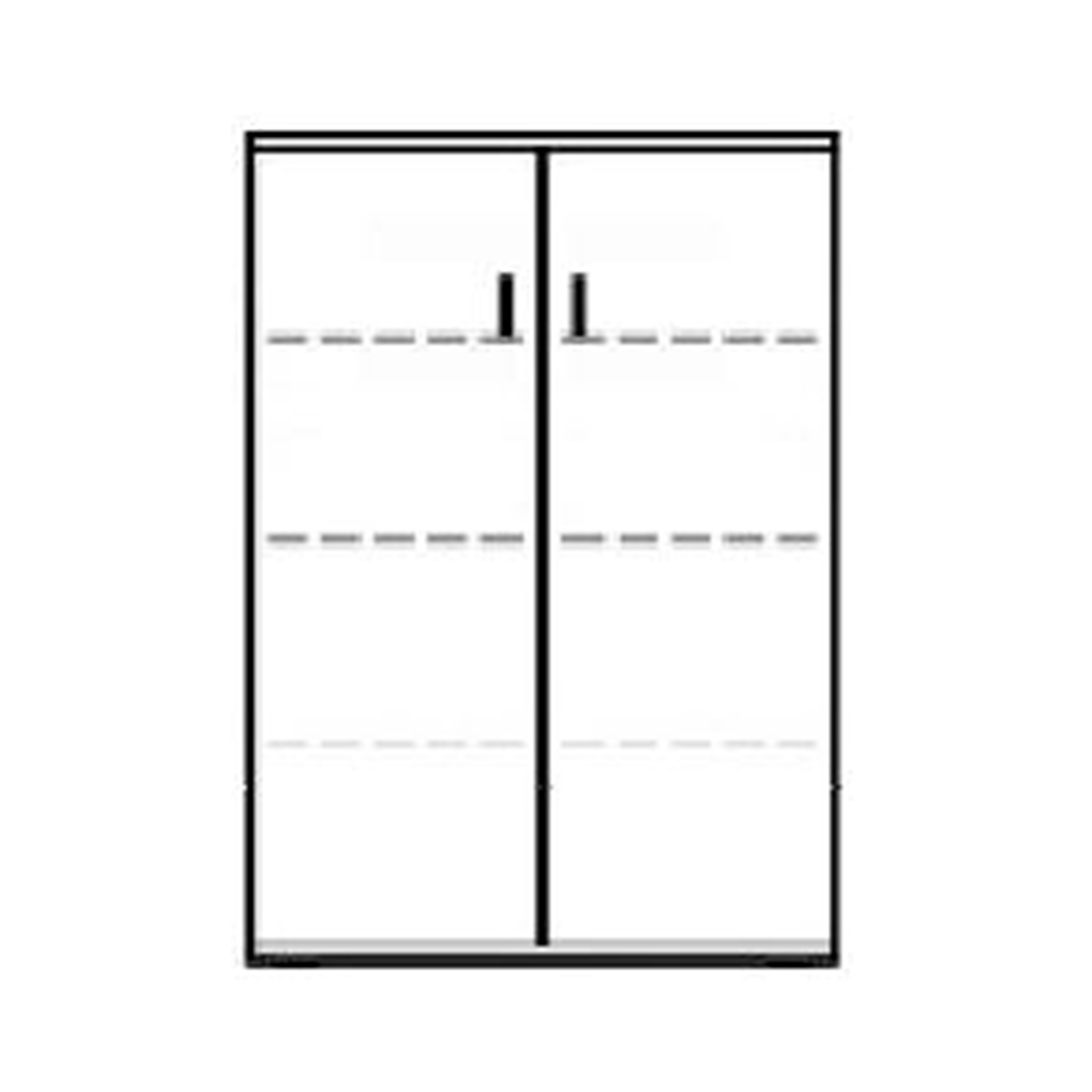 Highboard - Pinie Vintage-Wildeiche - 132 cm hoch