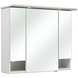 Spiegelschrank - weiß Glanz - mit LED-Beleuchtung - 0287000200