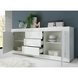 Sideboard BASIC - weiß Hochglanz - 210 cm breit
