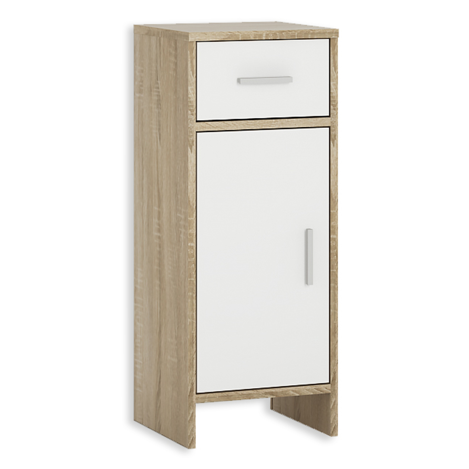 Unterschrank - weiß-Sonoma Eiche - 1 Schubkasten - 32 cm breit