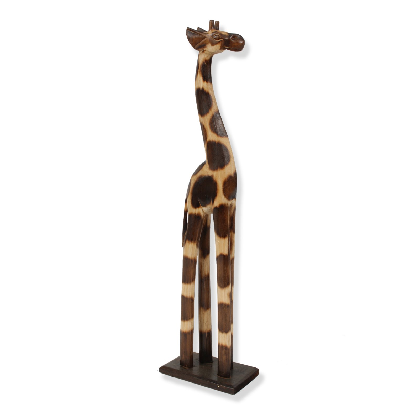 deko wohnzimmer braun:Deko-Giraffe – braun – Holz – 61 cm deko wohnzimmer braun:Deko-Giraffe – braun – Holz – 61 cm