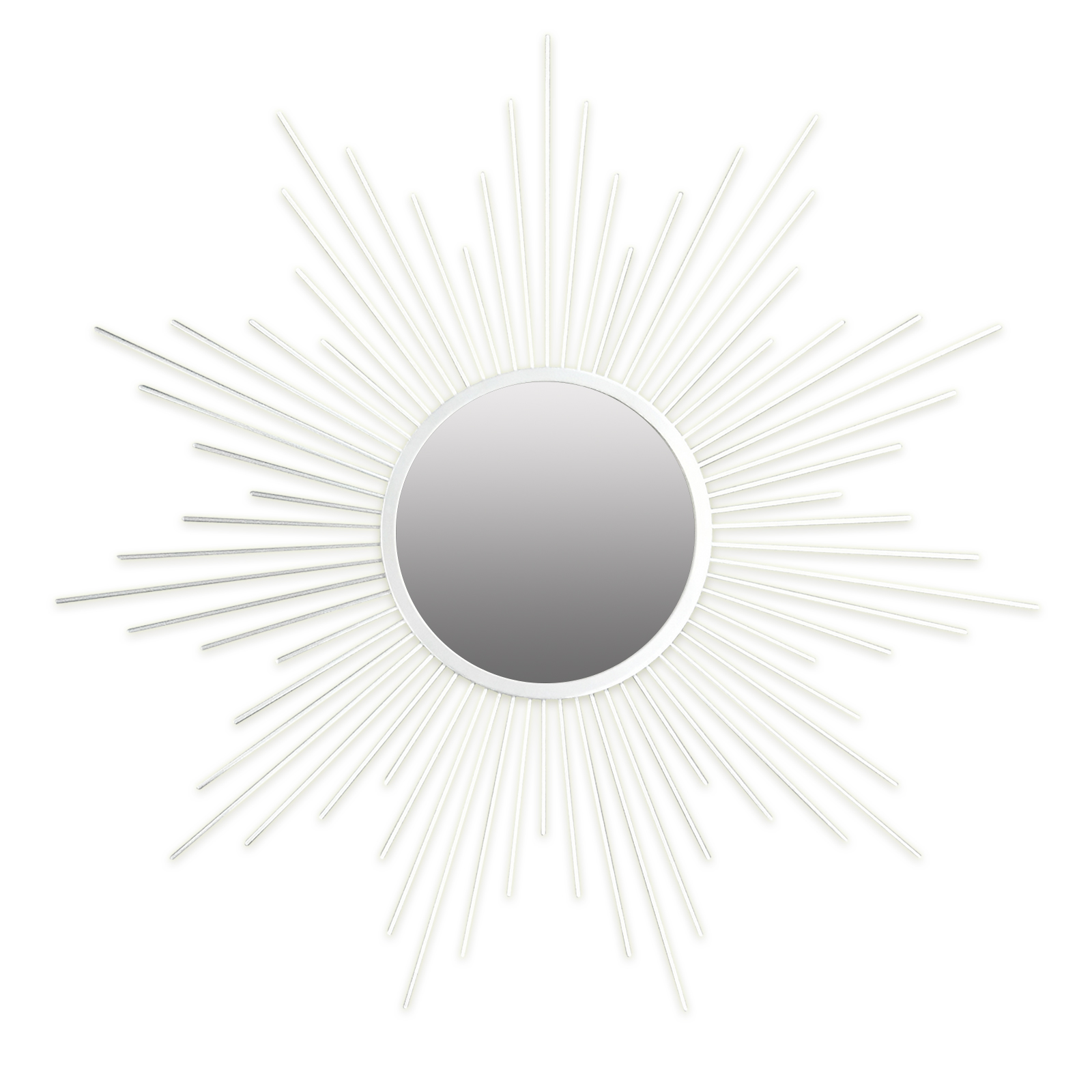 Wandspiegel - silber - Sonne
