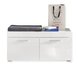 Sitzbank - weiß Hochglanz - 91 cm breit - 1241034300