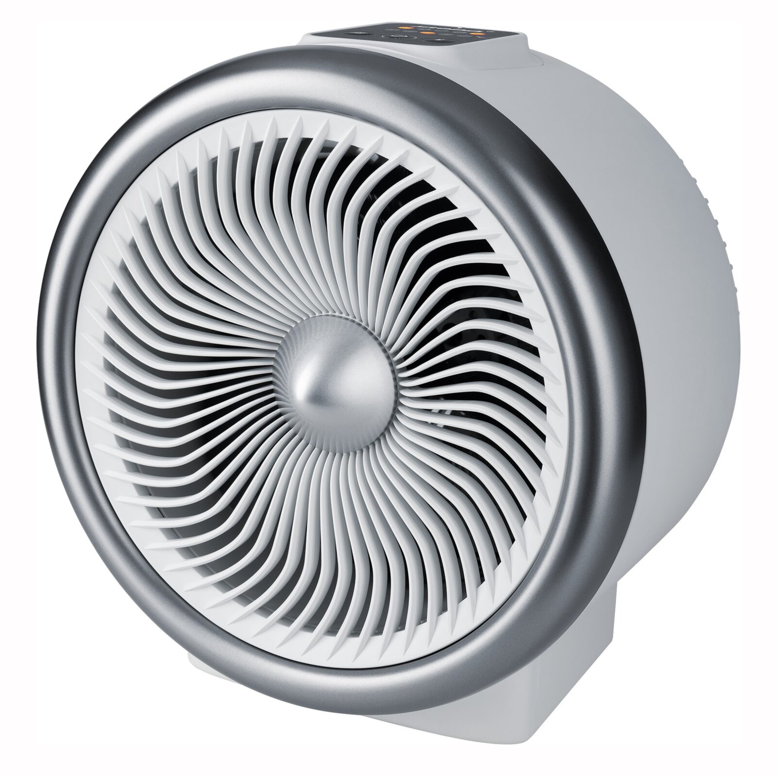 STEBA Ventilator-Heizlüfter - weiß-silber - 2 Leistungsstufen