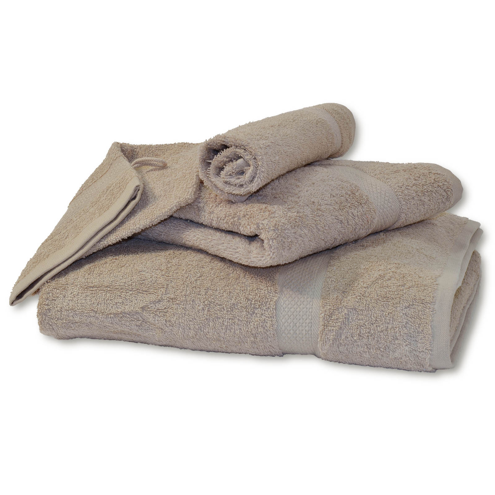 Badetuch - braun - 70x140 cm - Baumwolle