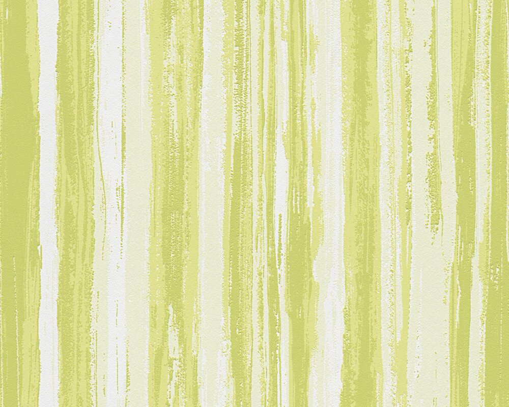 5 - Meter grün-weiß Vliestapete - - bei BRIGITTE kaufen HOME Online ROLLER 10 | Streifen