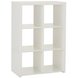 Regal - weiß - 3x2 Fächer