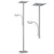 LAMPURA LED-Deckenfluter - Nickel matt - dimmbar