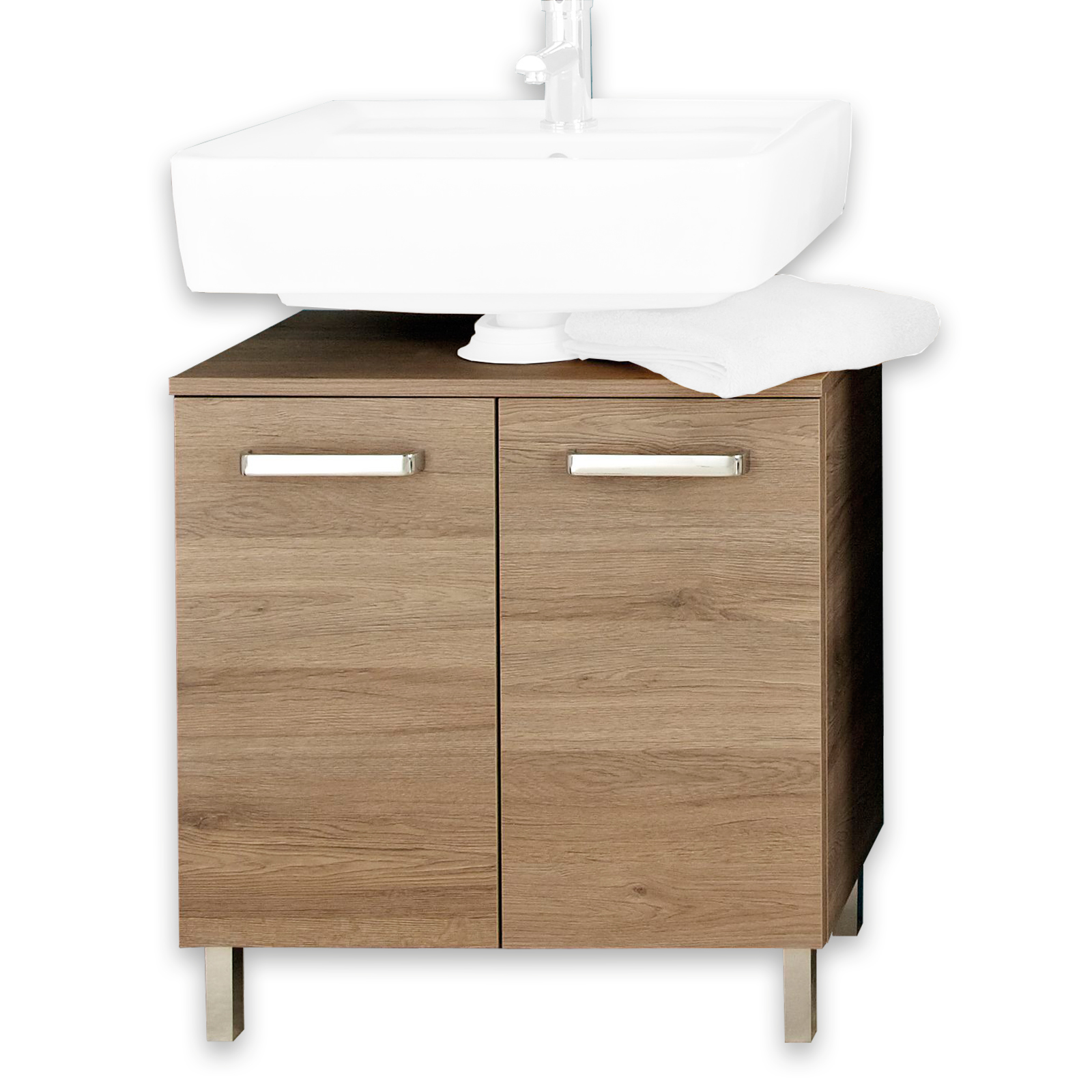 Waschbeckenunterschrank - San Remo Eiche - 60 cm breit | Online bei
