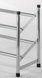 Schuhregal - chrom - 119 cm breit