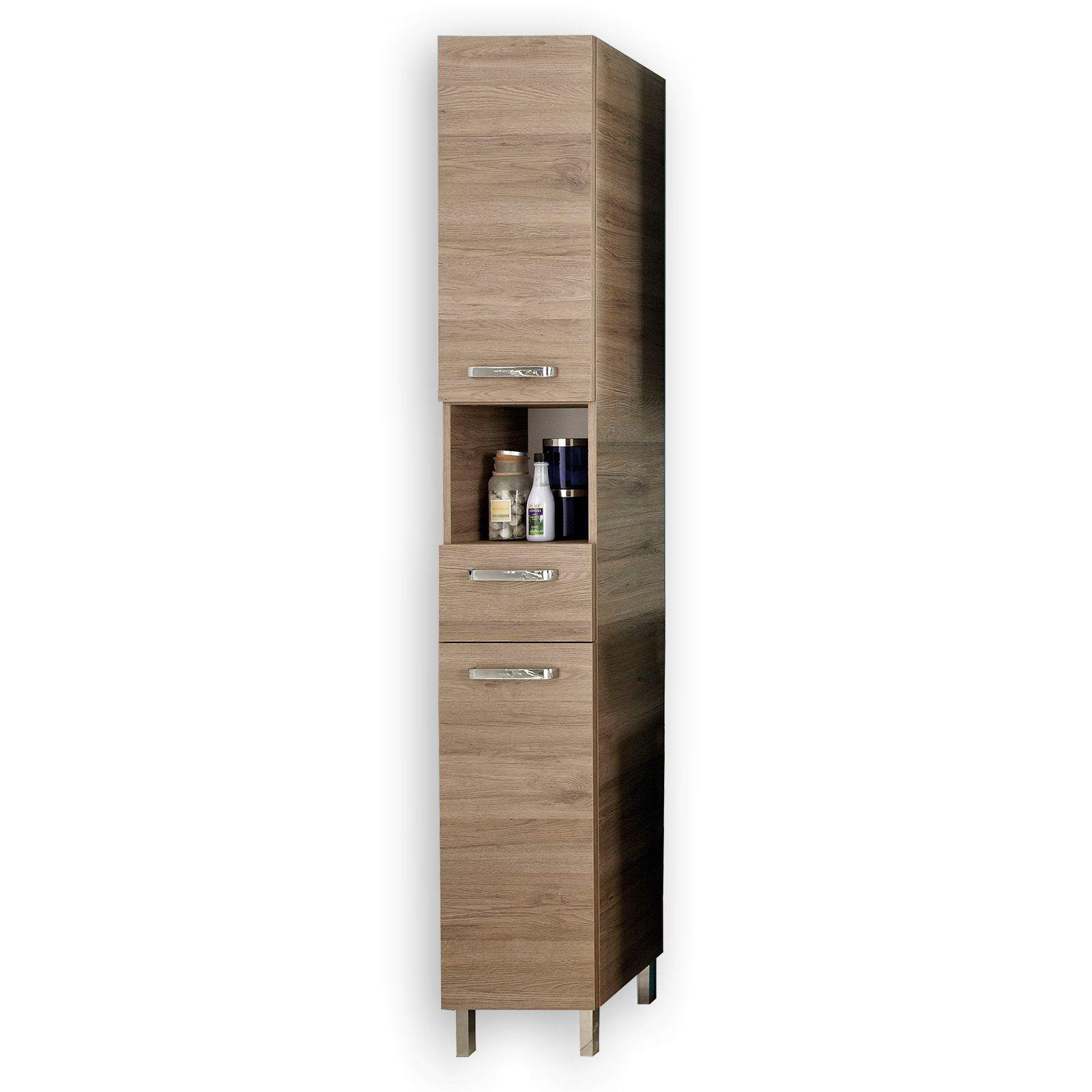 Hochschrank - San Remo Eiche - 30 cm breit