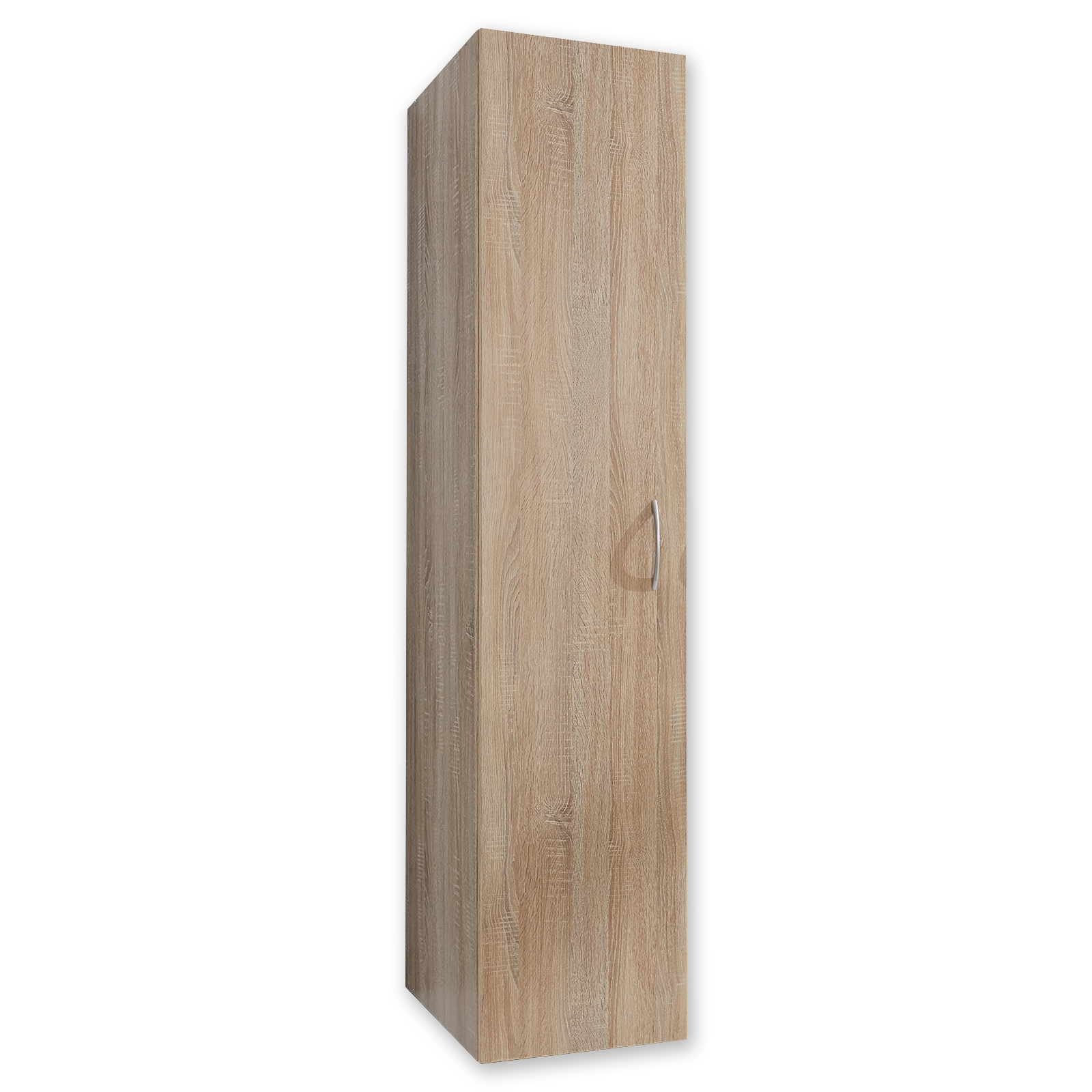 Drehtürenschrank - Eiche sägerau - 45x185x54 cm