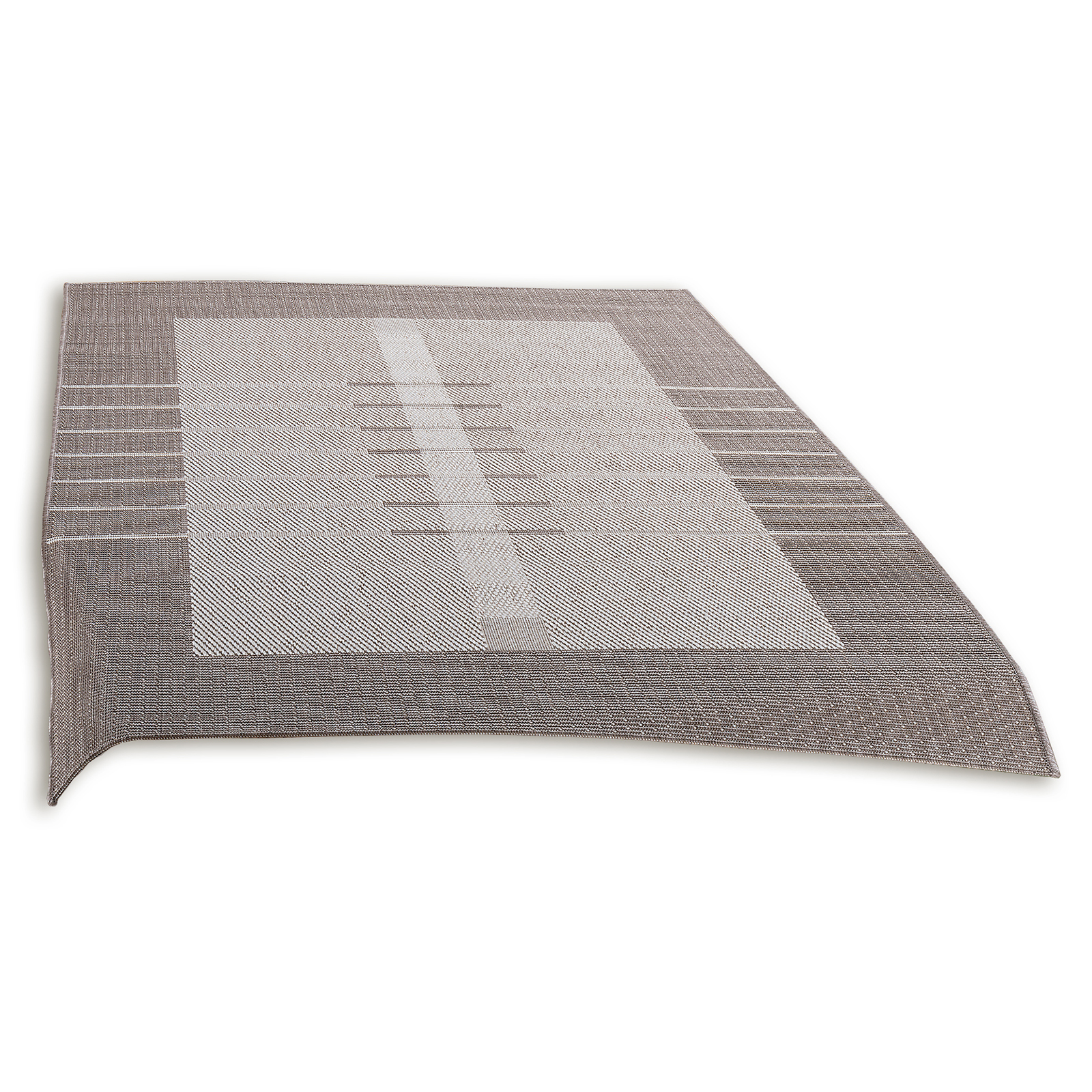 In-/Outdoorteppich - ecru-taupe - 60x110 cm