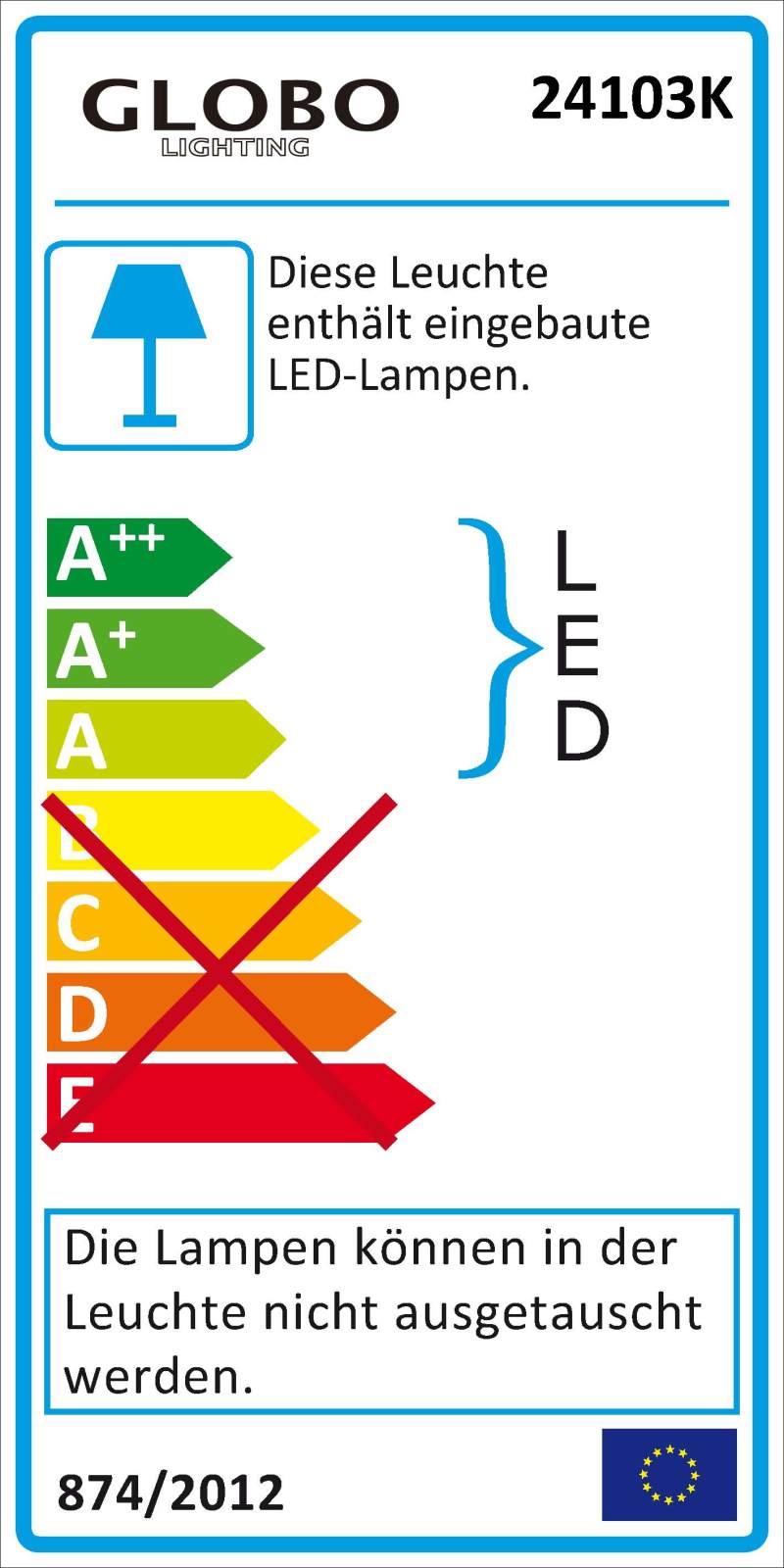 LED-Klemmleuchte - chrom - Flexarm