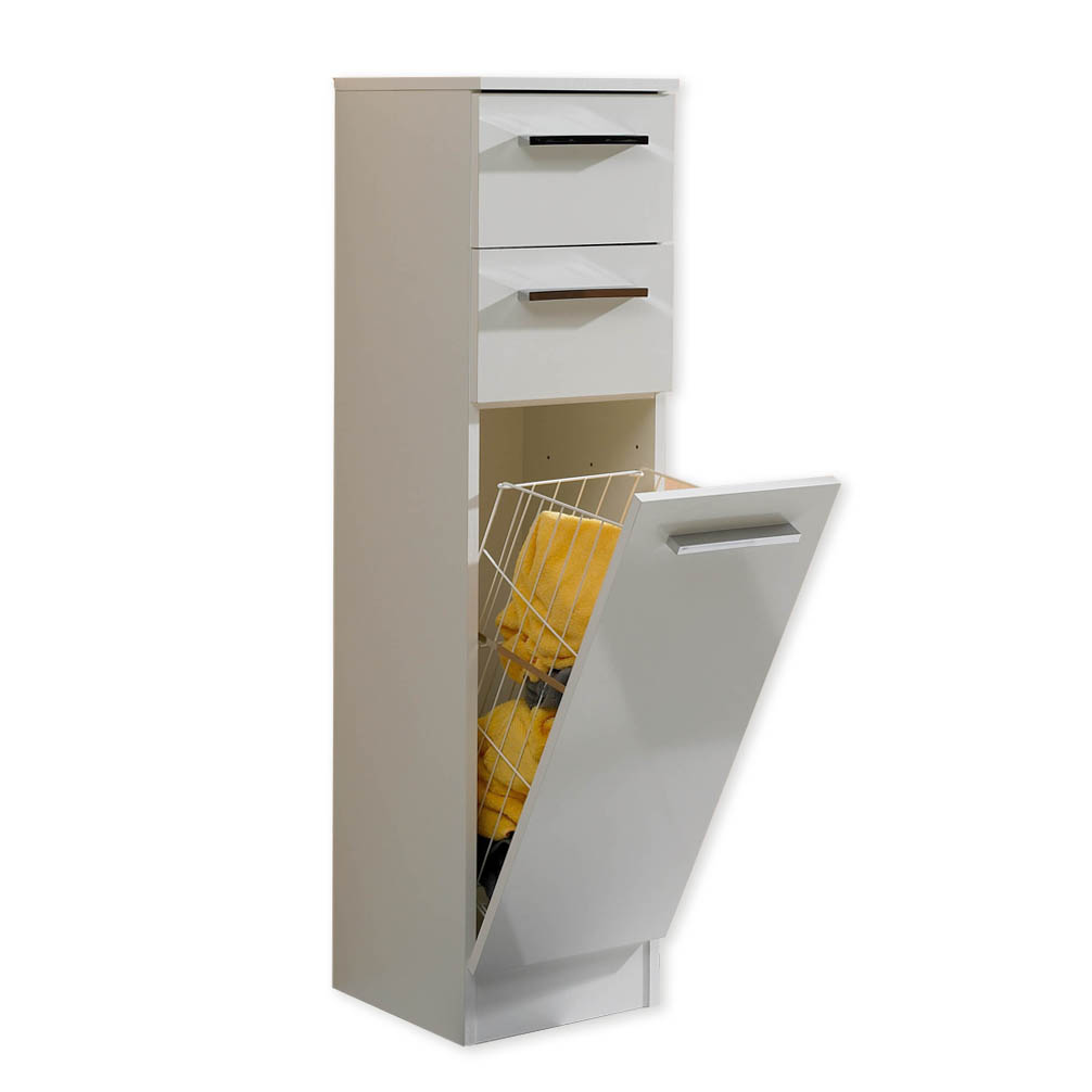 Highboard TRIER - weiß - 30 cm breit