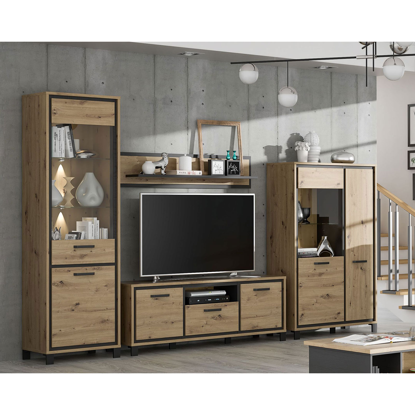 Wandboard - Artisan Eiche - 140 cm