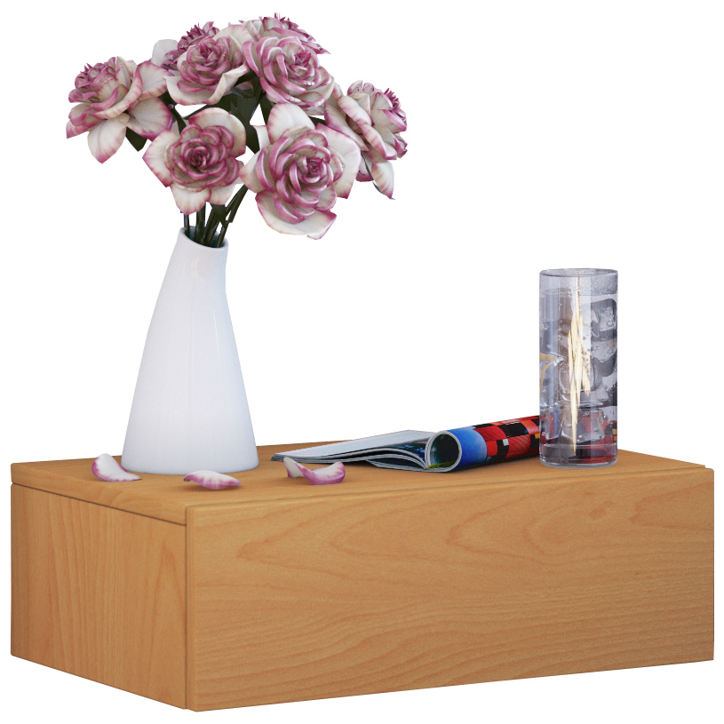 Hänge-Kommode BLADO 1 - Buche - 46 cm