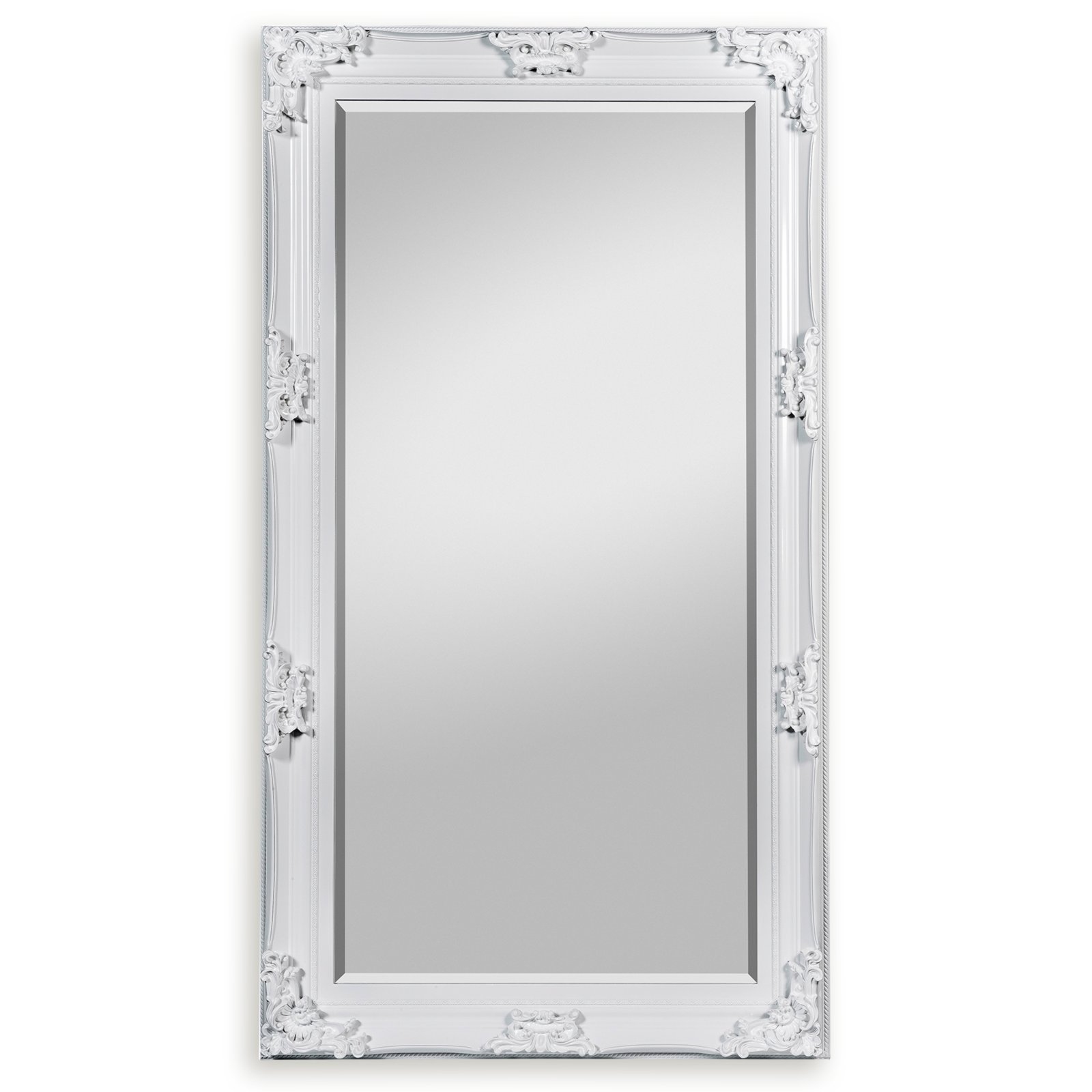 spiegel - weiß - hochglanz - 100x180 cm