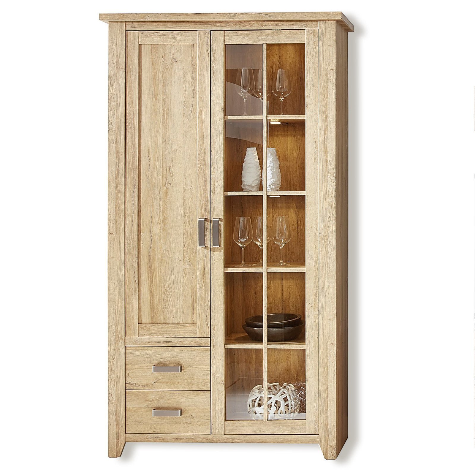 Vitrine - Alteiche - 113x206 cm