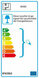 Wandleuchte SALA - chrom - mit Glasbehang