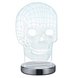 LED-Tischlampe - chrom - 1-flammig