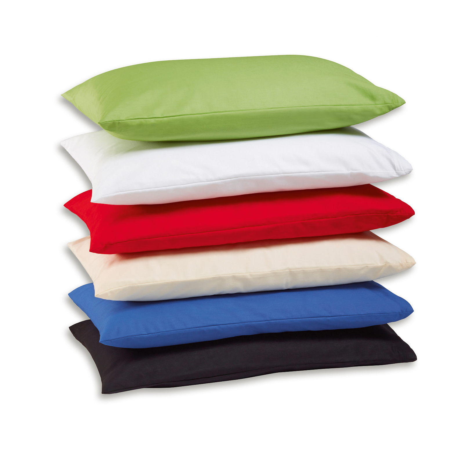 2er-Pack Kissenbezug - grün - 80x80 cm