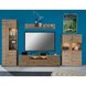 Standvitrine - Artisan Eiche - 136 cm