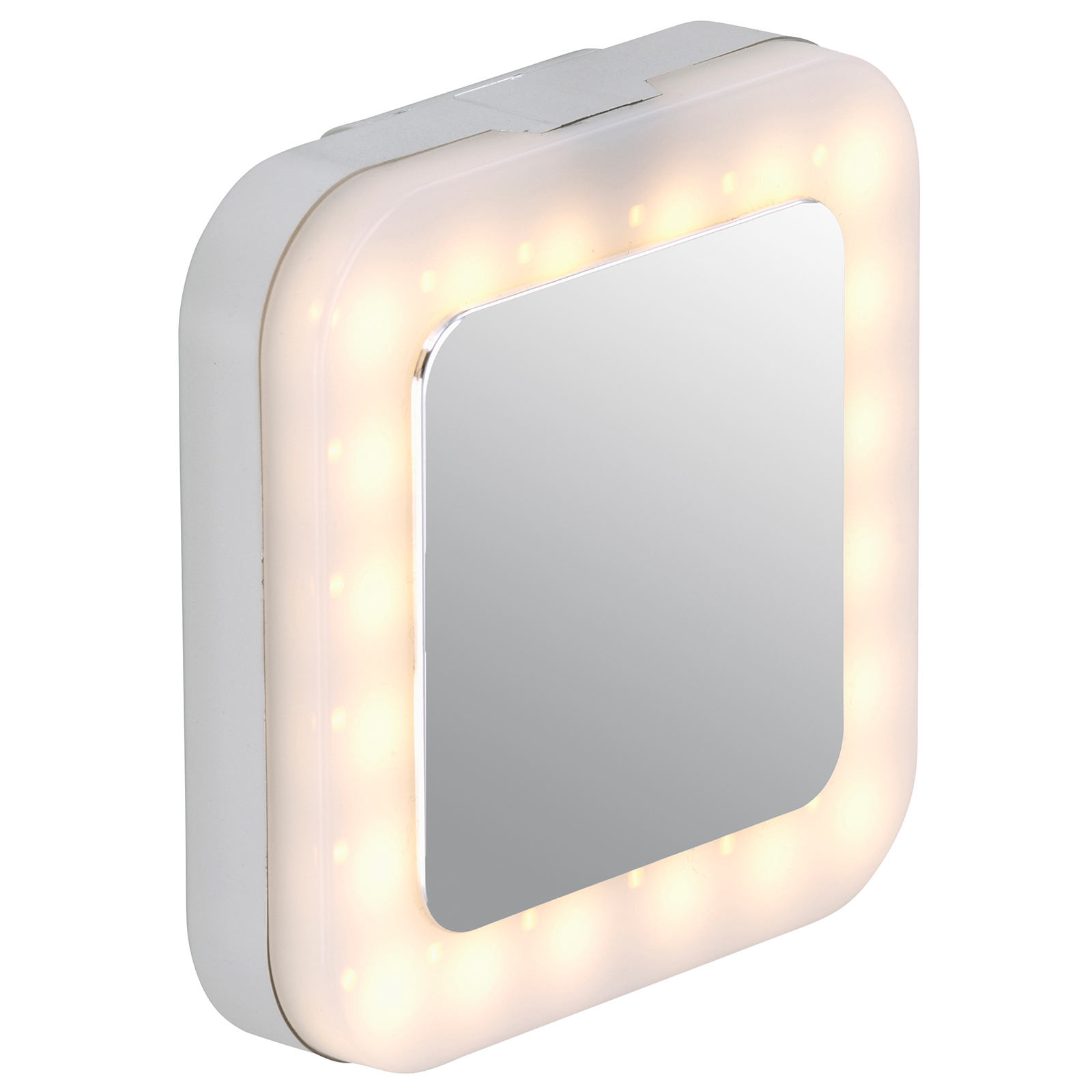 LED-Spiegellampe - Chrom-weiß - 1-flammig