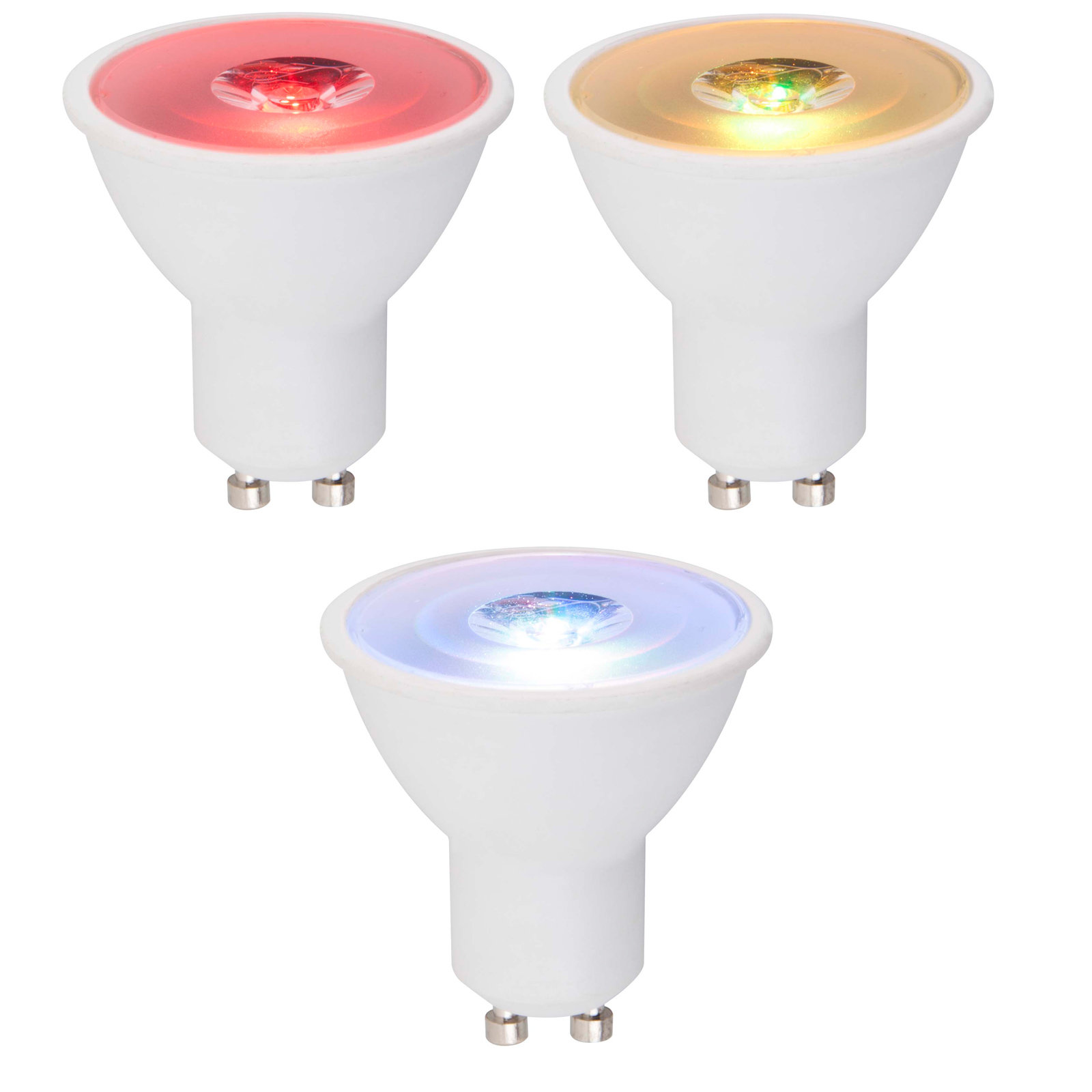 LED-SMD-RGB Leuchtmittel - GU10 - Farbwechsel-Funktion