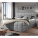Boxspringbett - grau - Taschenfederkern - H2 - 180x200 cm