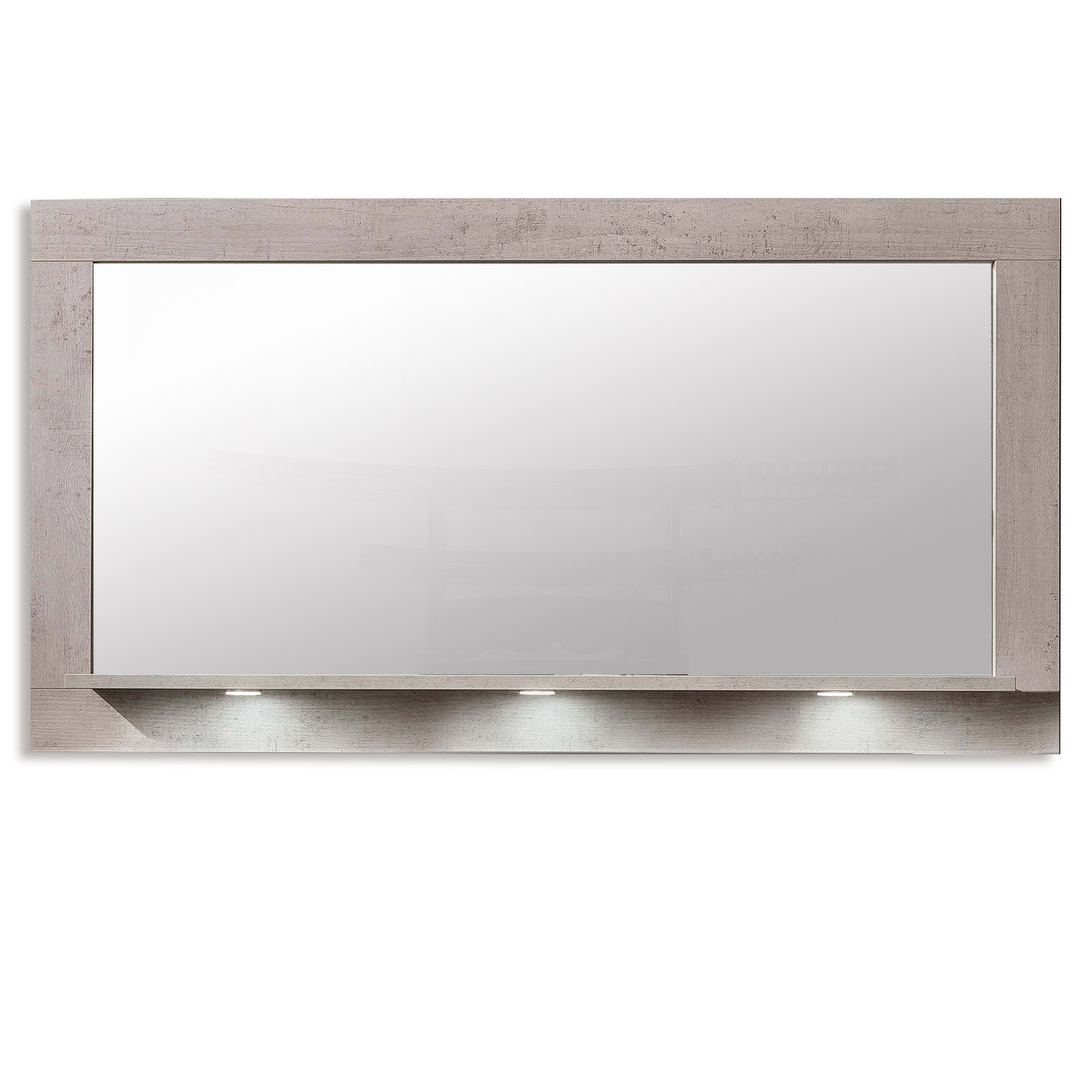 Spiegel PURE - Beton-grau - 160x88 cm