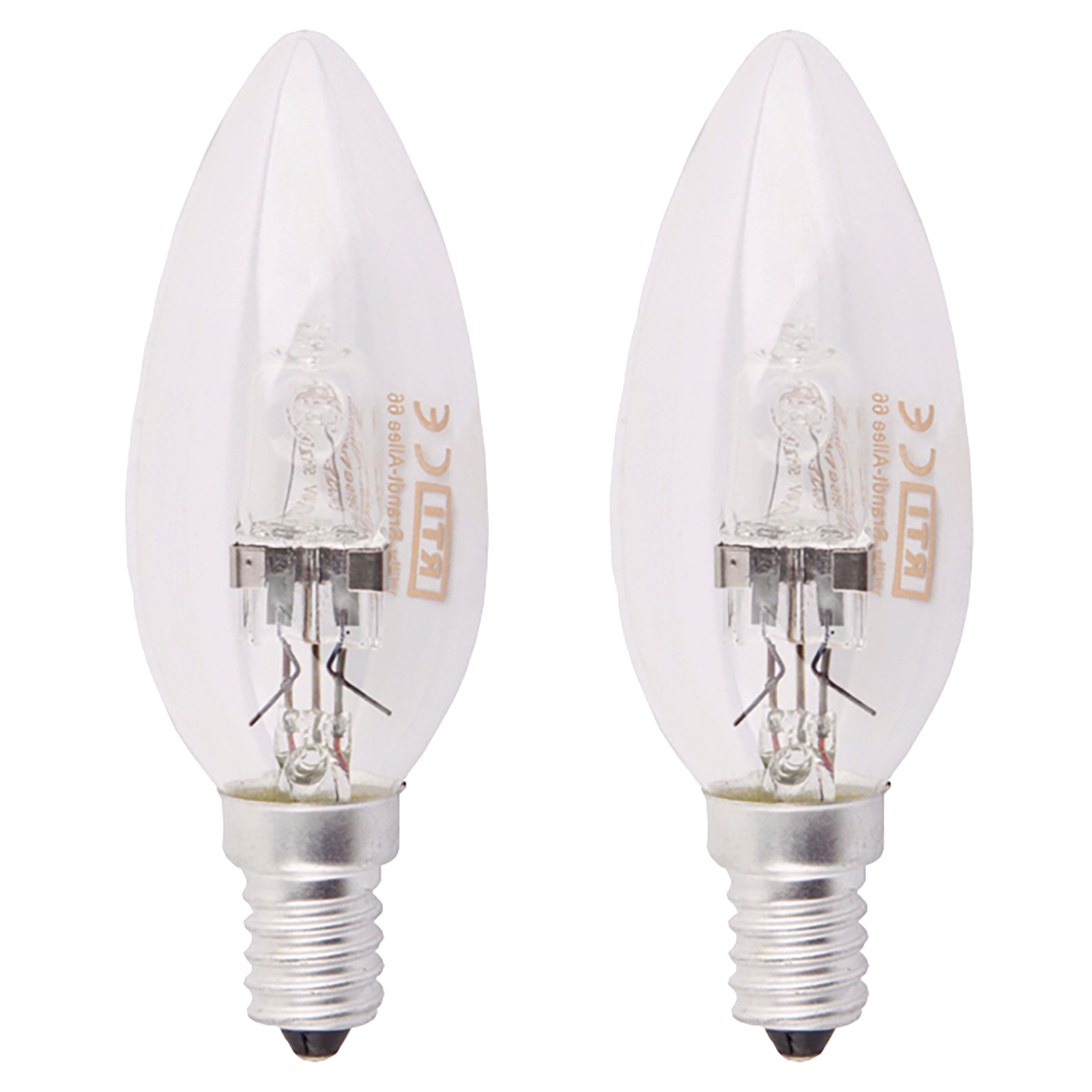 2er Pack Leuchtmittel Kerze - E14 - 30 W - warmweiß