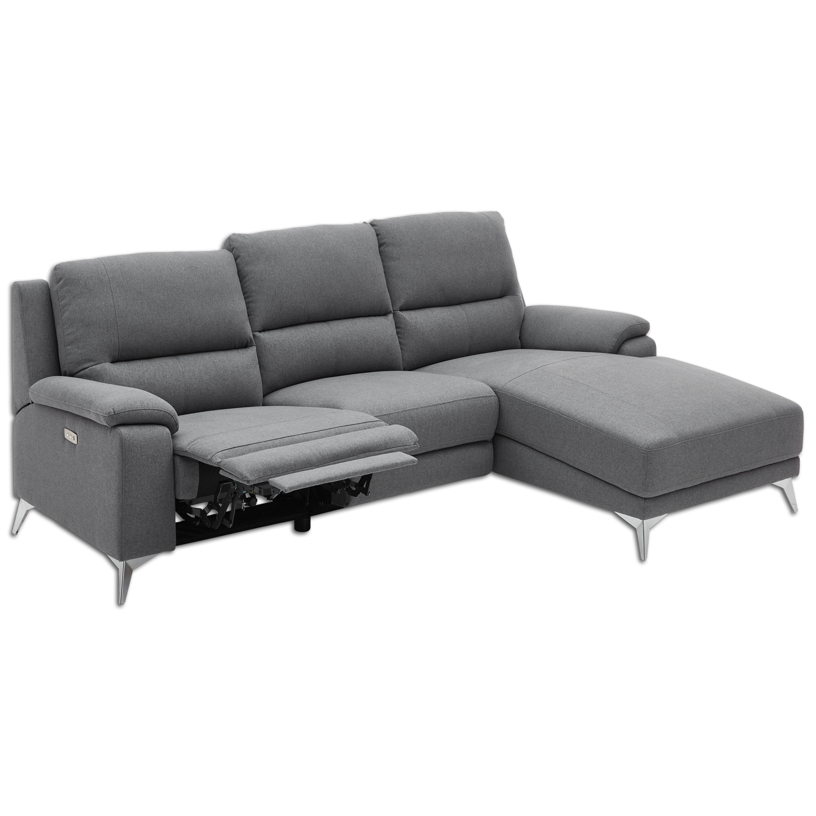 Ecksofa dunkelgrau mit Relaxfunktion Online bei ROLLER kaufen