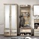 Garderobenschrank - Driftwood - 78 cm breit