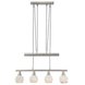 LED-Pendelleuchte - Nickel matt - Glas - 4-flammig