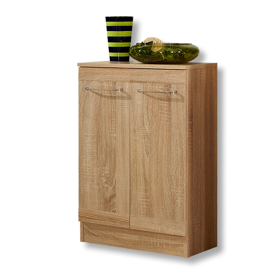 Unterschrank - Eiche natur - 2 Türen - 50 cm breit