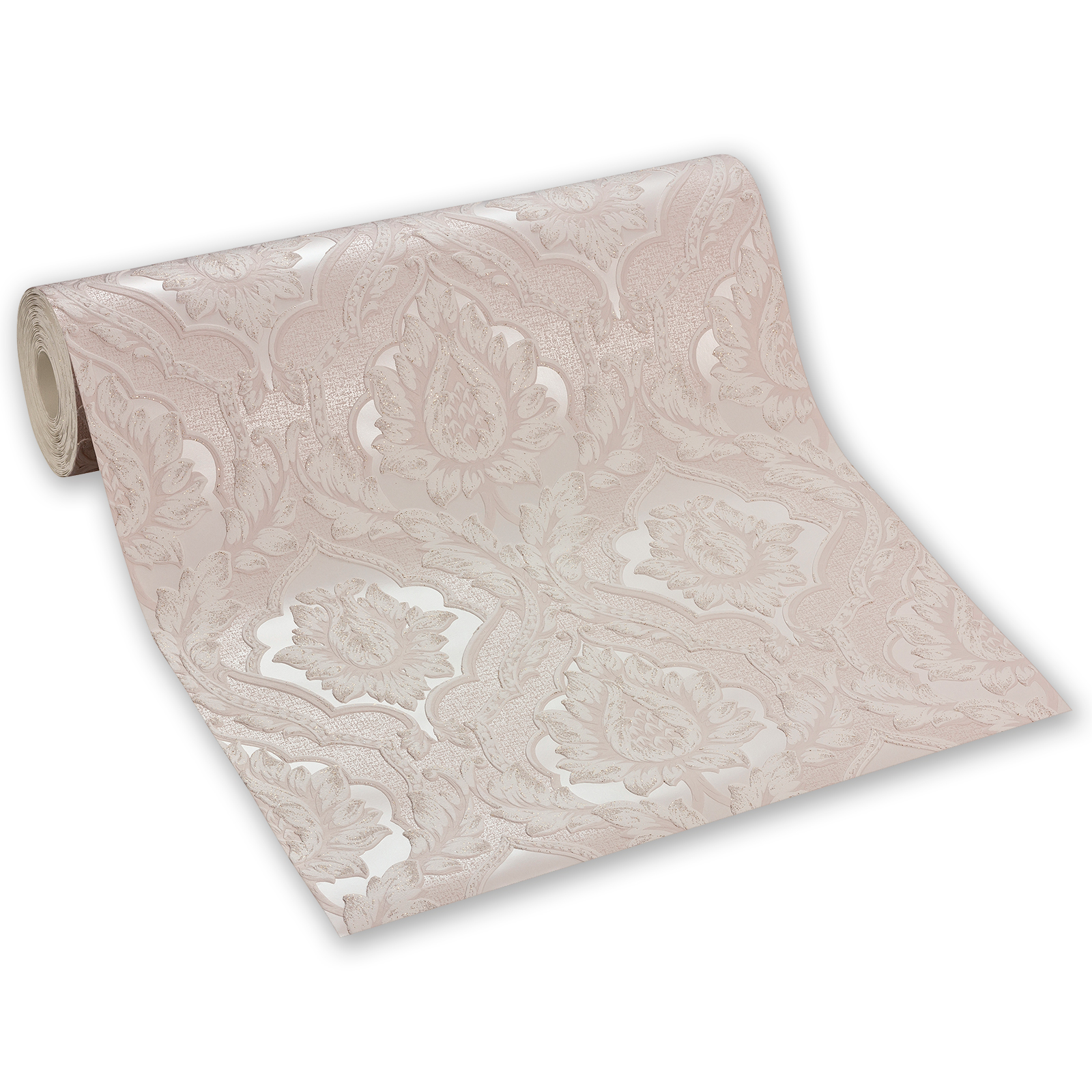 Vinyltapete - beige - Flitter-Optik - 10 Meter