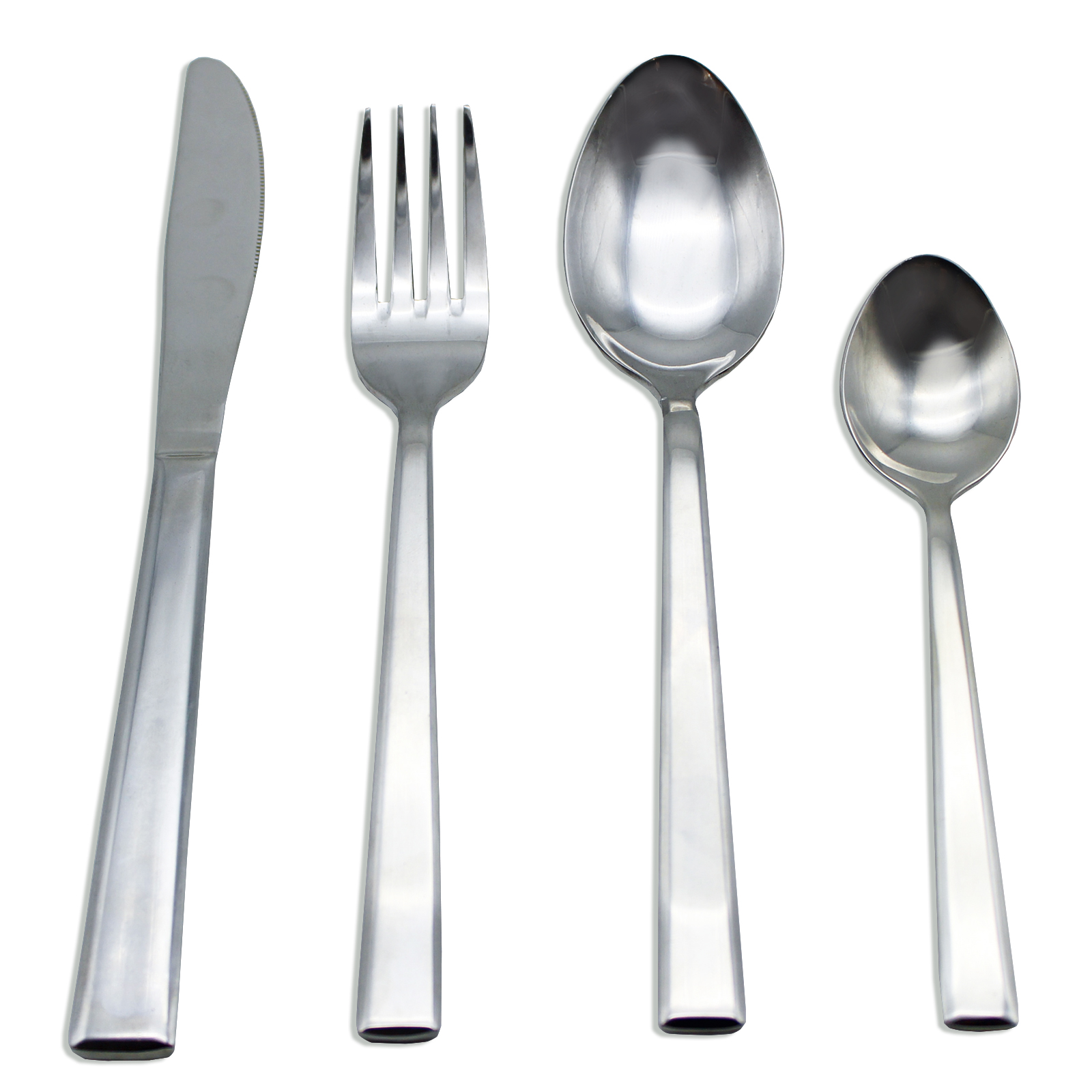 Quisina 24-teiliges Besteck-Set - Edelstahl