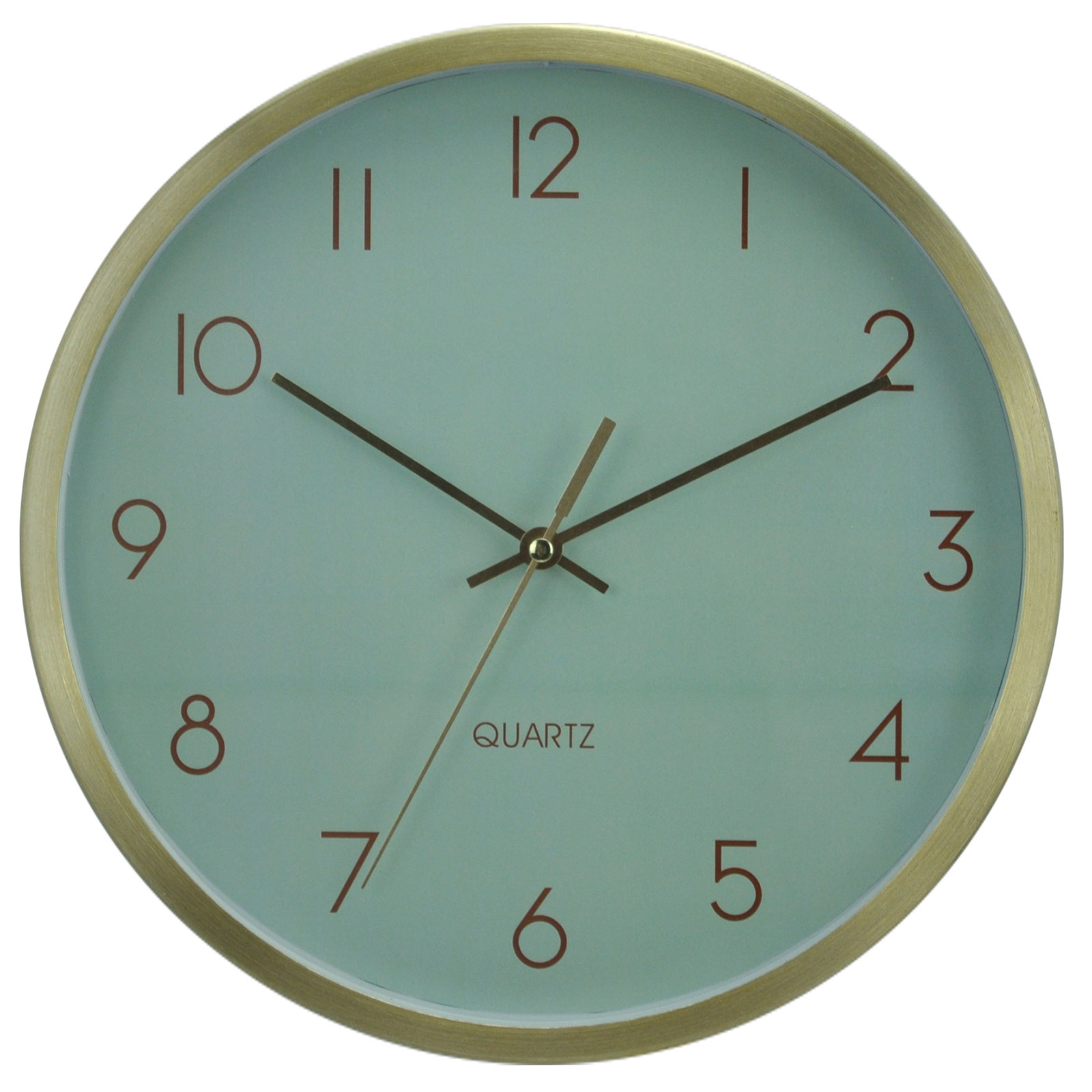 Wanduhr - Rahmen gold - sortiert - Ø 25 cm