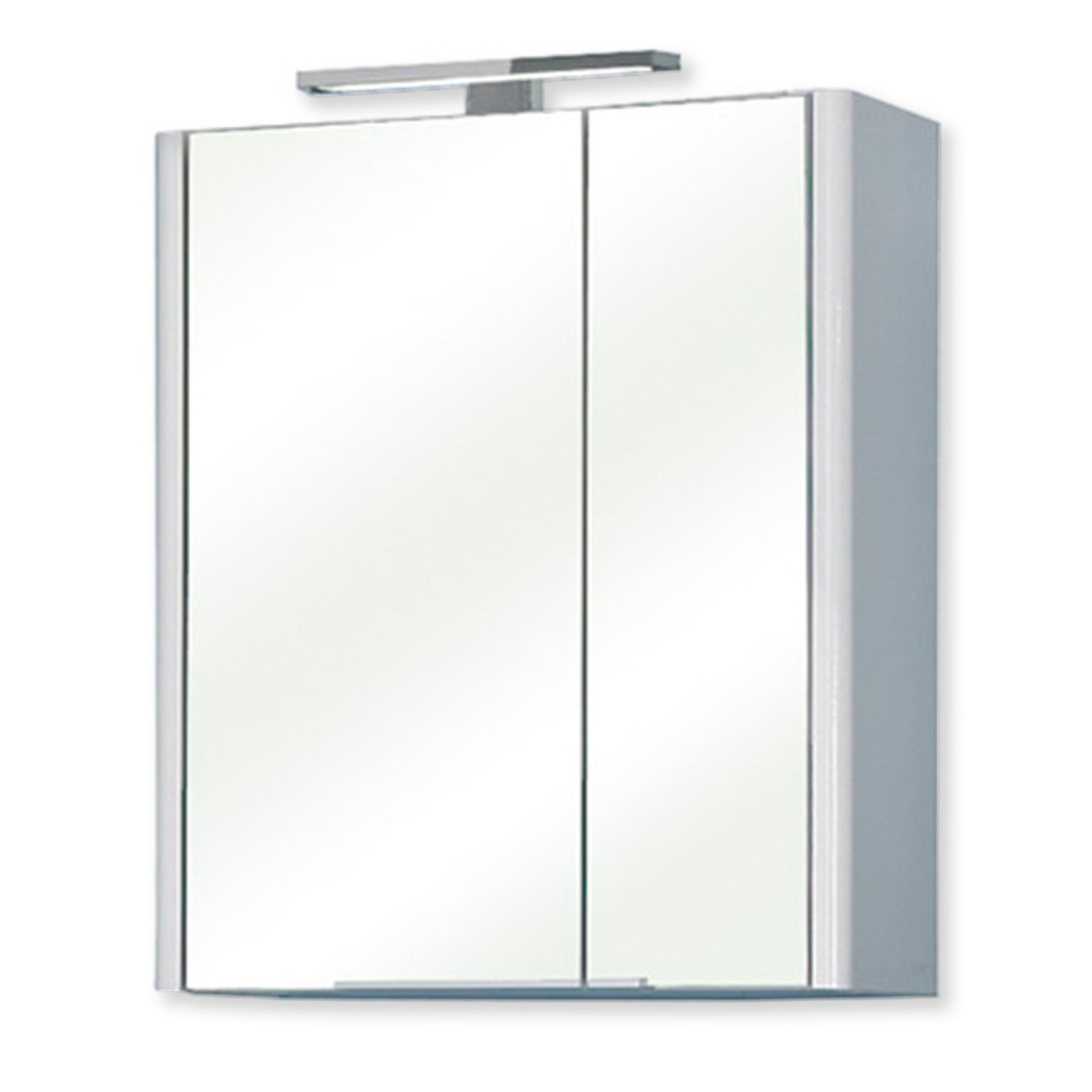 Spiegelschrank BARDI - weiß Hochglanz | Spiegelschränke | Badmöbel ...