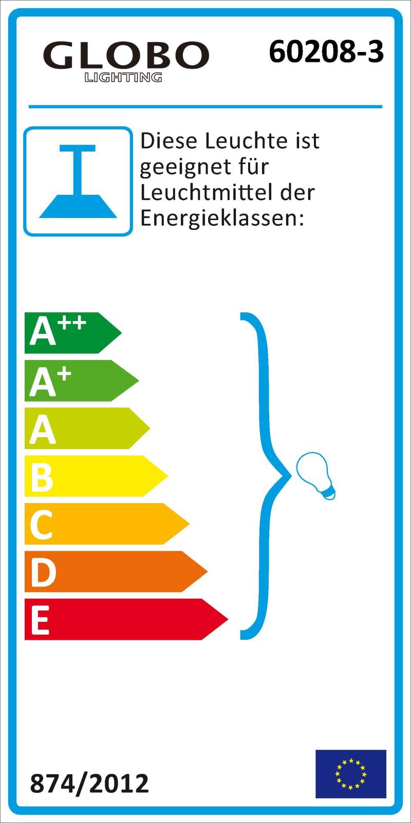 Lüster - Altmessing - 3-flammig
