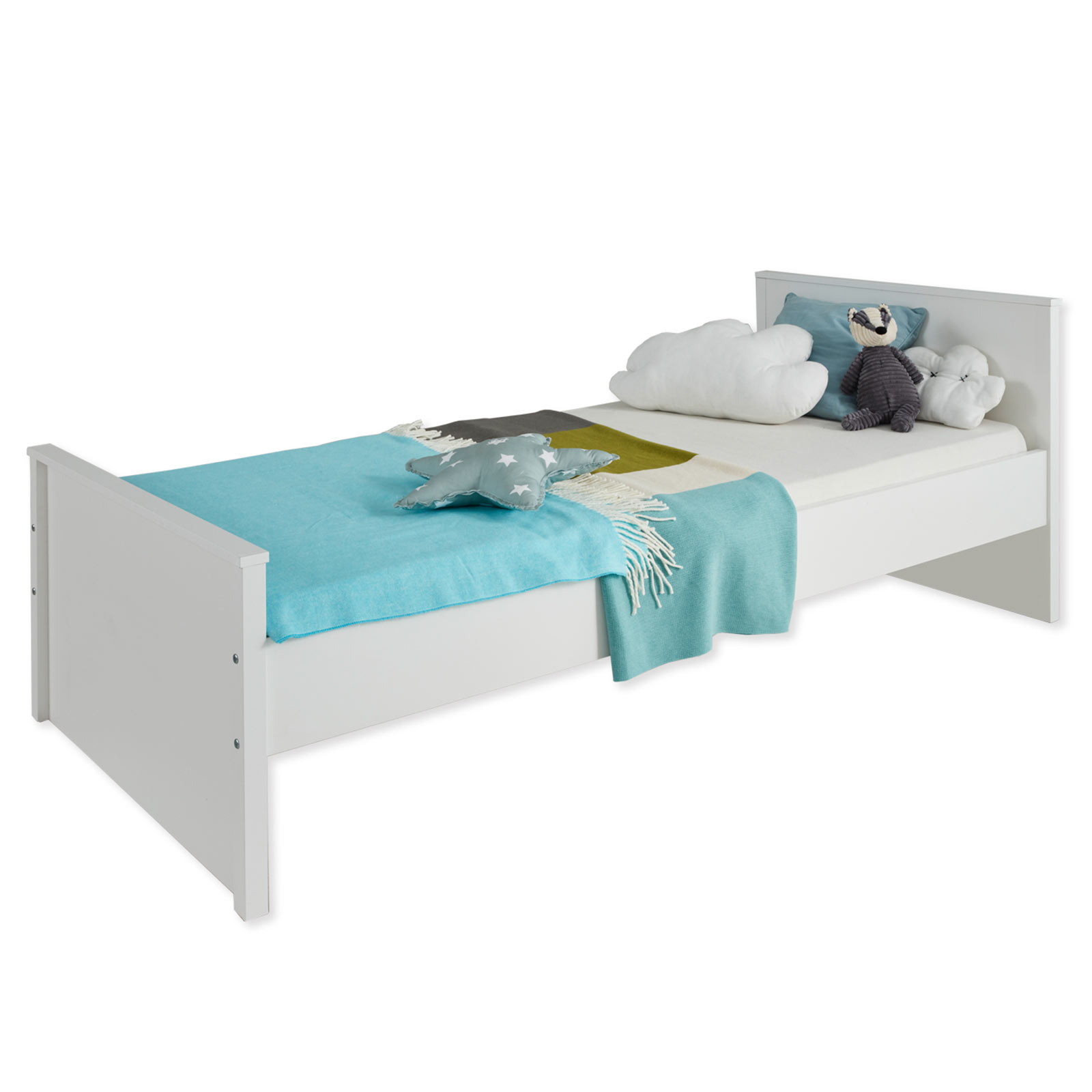 Jugendbett - weiß - 90x200 cm