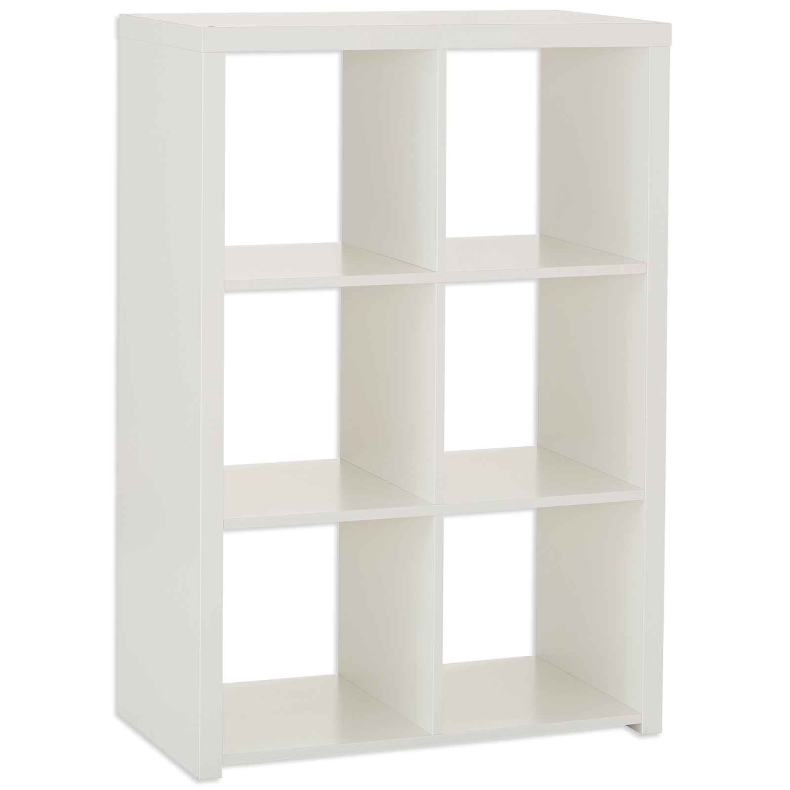 Regal - weiß - 3x2 Fächer